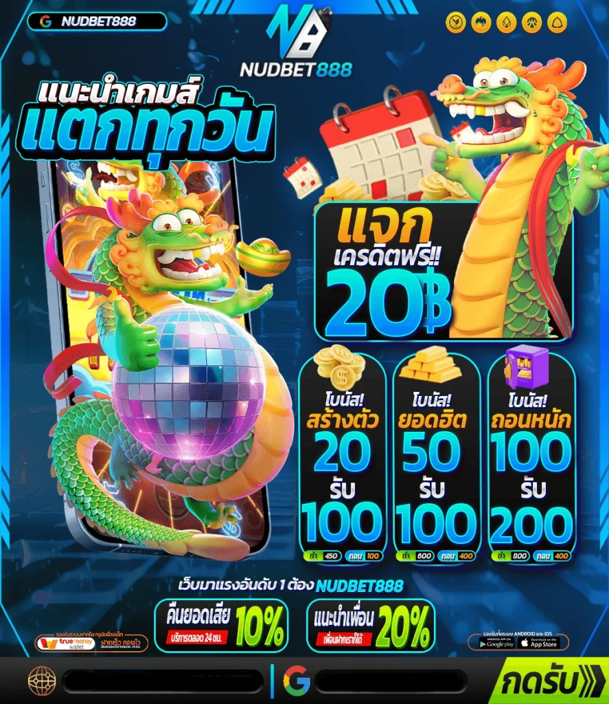แนะนำเกมแตกทุกวัน by nudbet888